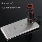 8x optical zoom clip-on telescope camera lens