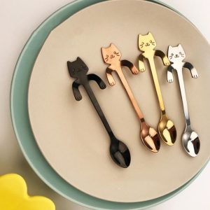 Stainless Steel Cat Teaspoon